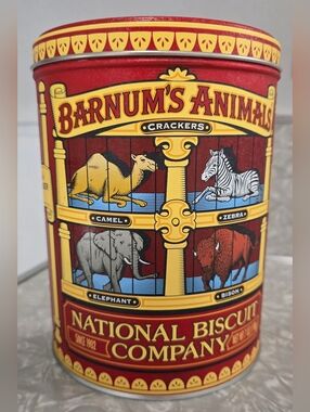 Animal Cracker Tin Barnum's Animals